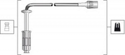 MAGNETI MARELLI 941318111284 -  Комплект проводов зажигания